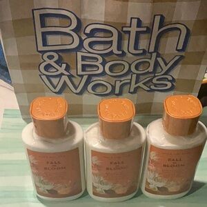 3x Bath & Body Works Fall in Bloom Lotion Set